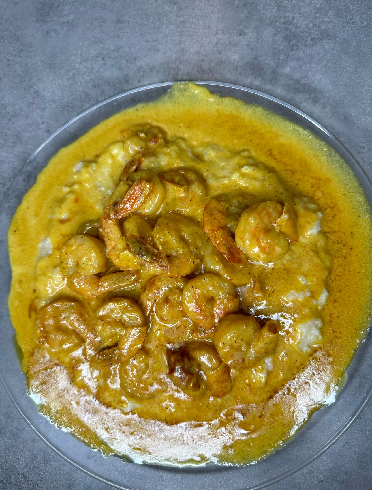 CURRY SHRIMP & GRITS