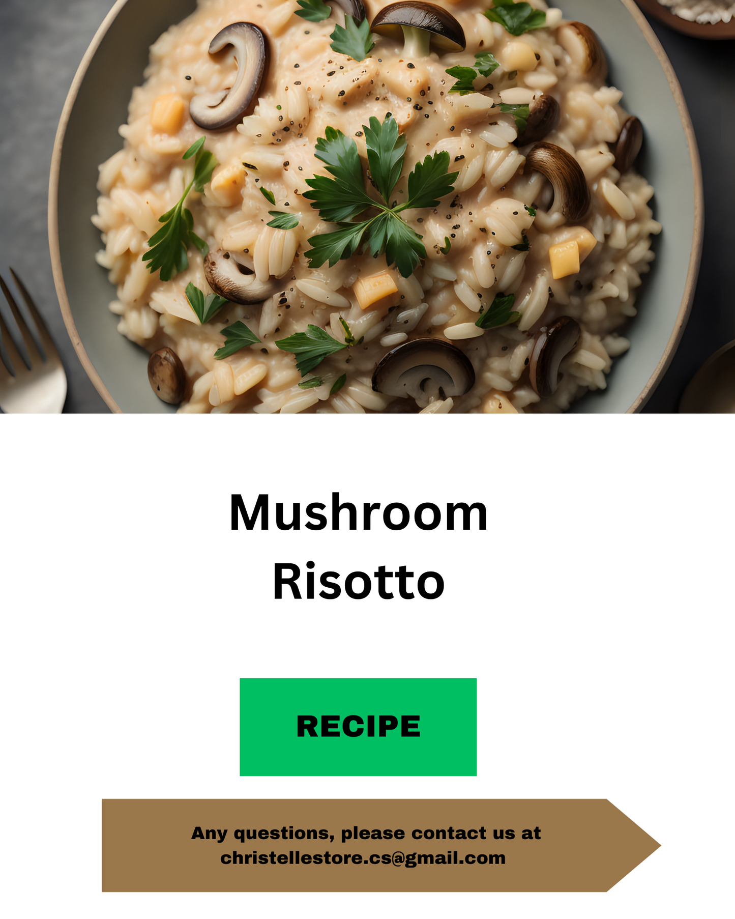 Vegan Mushroom Risotto