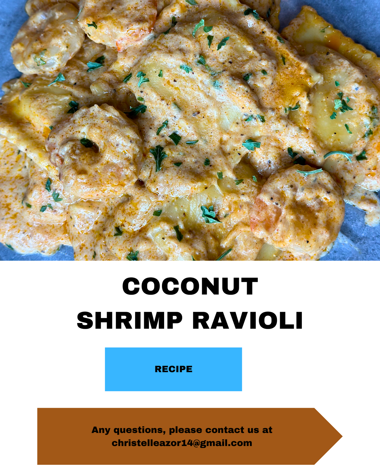 COCONUT SHRIMP RAVIOLI